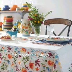 Pioneer Woman Willow 60x84 Tablecloth